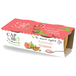 Dessert végétal goyave amande bio 2x100g
