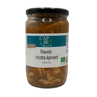 Ravioli Ricota Épinard Bio