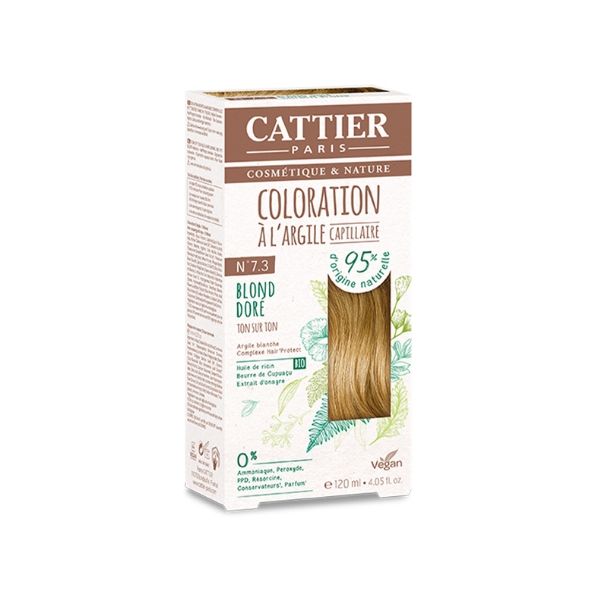 Coloration à l'Argile 7.3 Blond doré