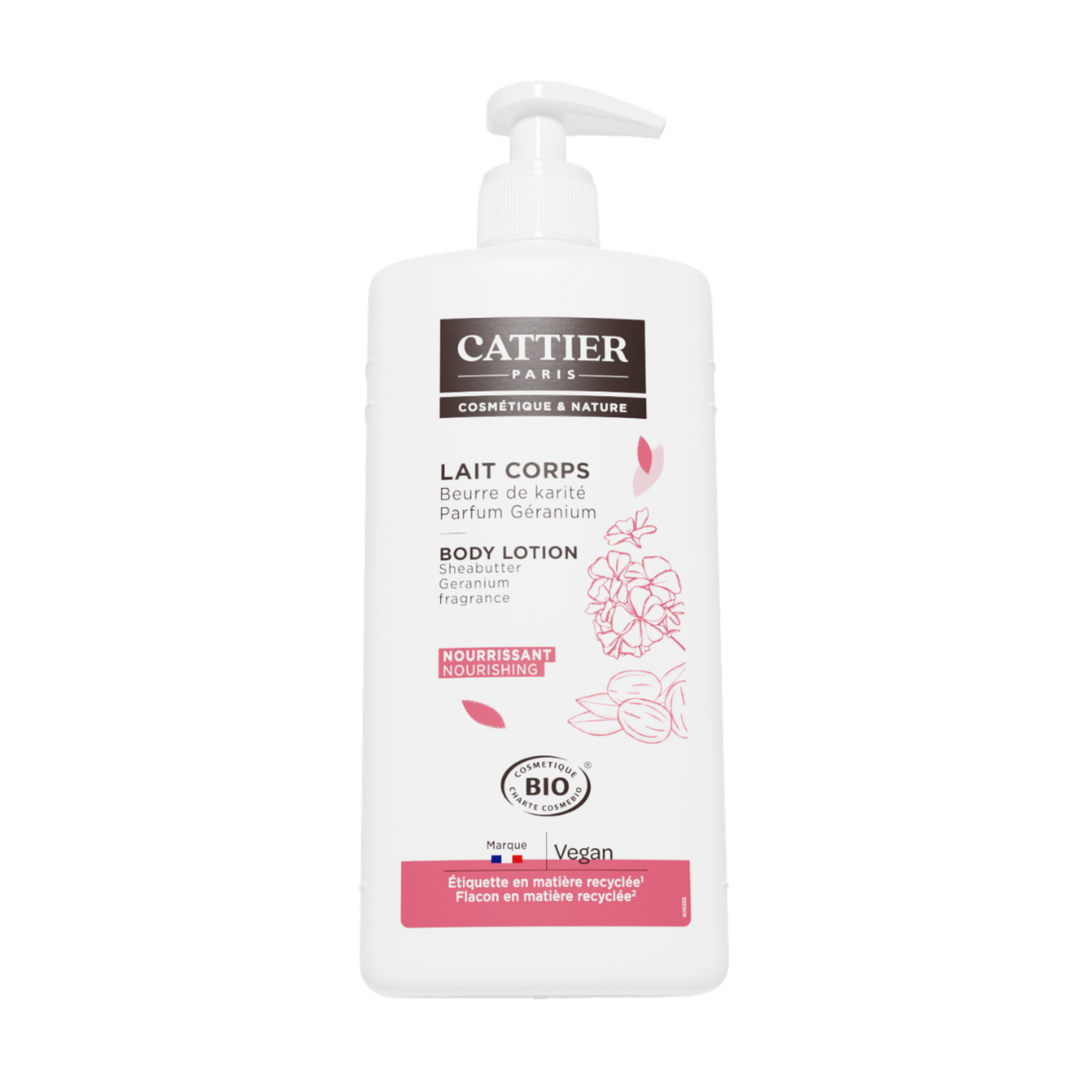 Lait nourrissant karité géranium