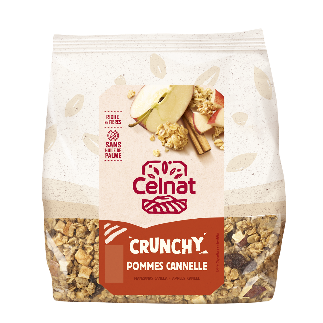 Crunchy pommes cannelle bio