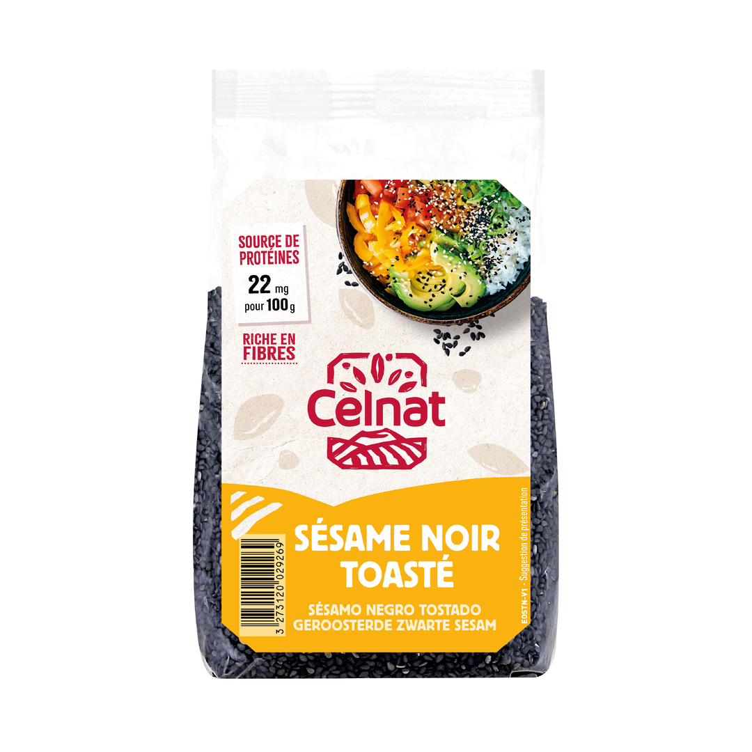 Sésame noir toasté bio