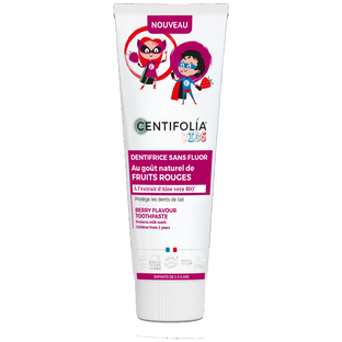 Dentifrice fruit rouges enfant sans fluor