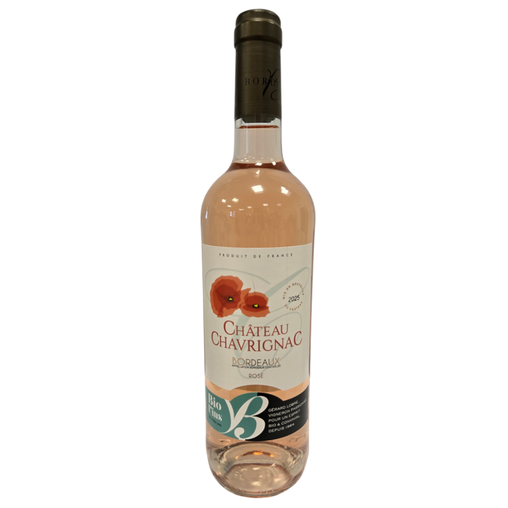 Vin rosé Bordeaux bio