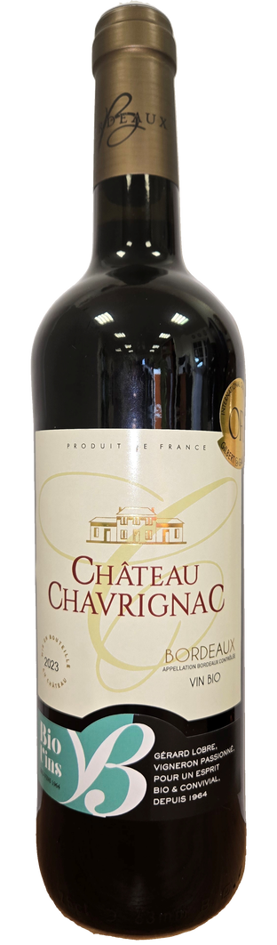 Vin rouge AOC Bordeaux bio