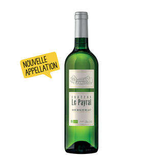 Vin Blanc - AOC Bergerac Sec Château le Payral 12° Biodynamique