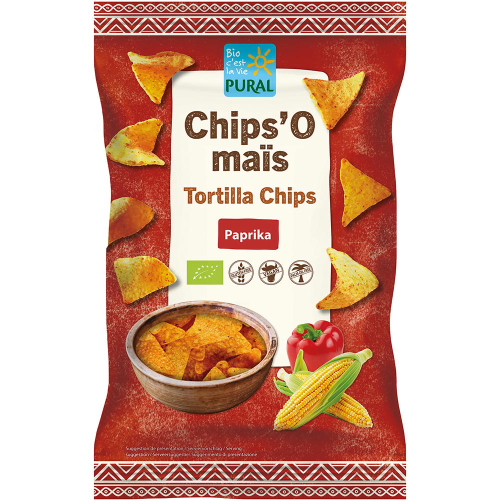 Chips maïs paprika bio