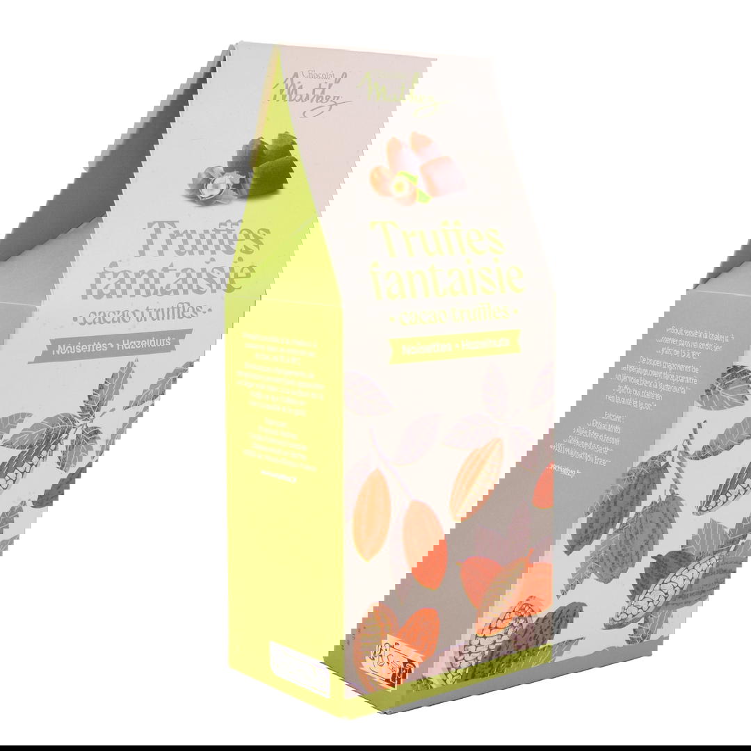 Truffes Chocolat Noir Noisette Bio