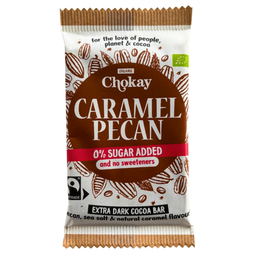 Bio Schokoriegel Caramel Pecan, vegan