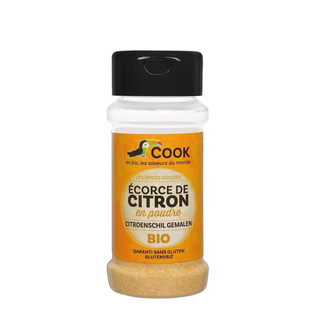 Écorce de citron en poudre bio