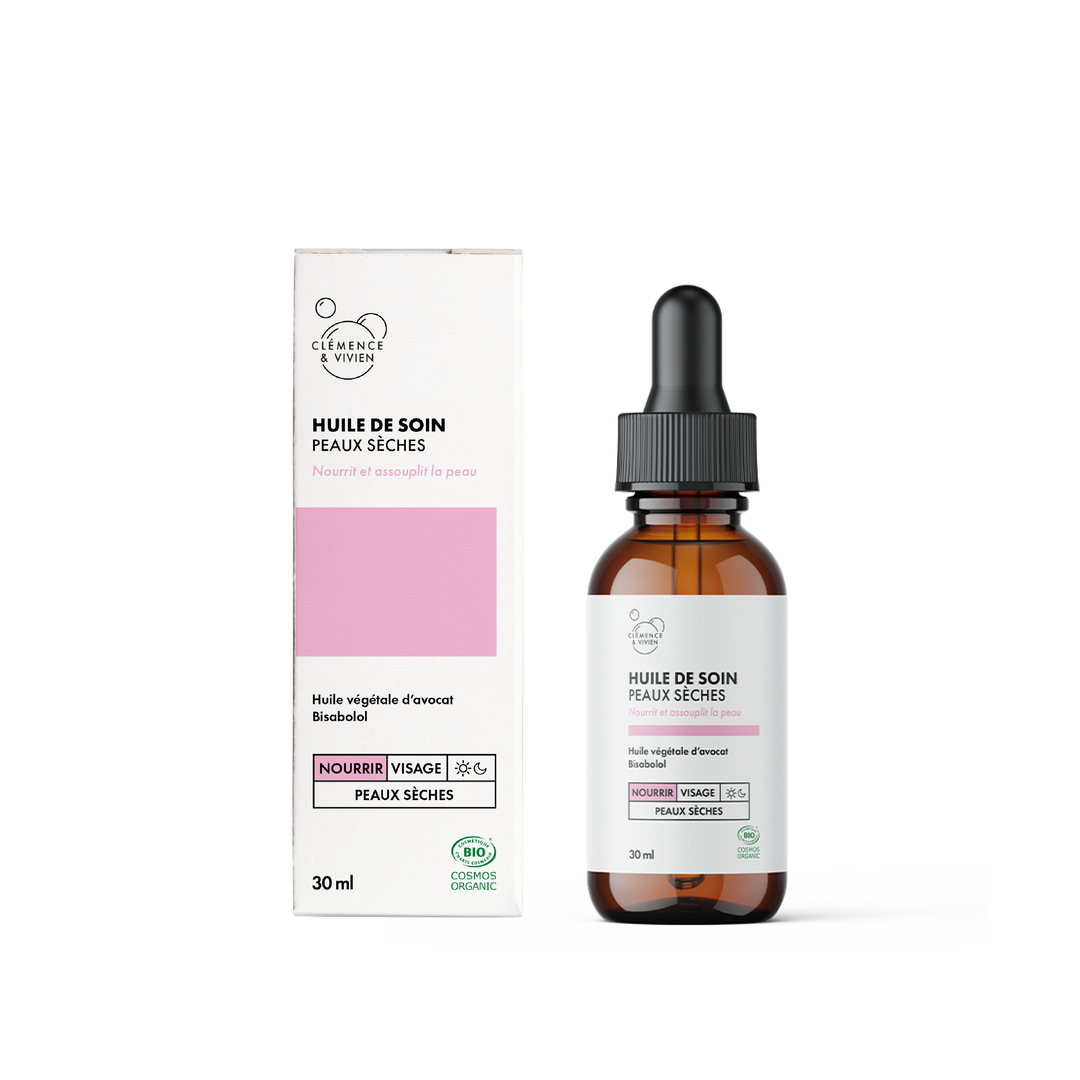 Huile de soin peaux sèches