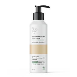 Huile démaquillante toute douce parfum lait d'amande