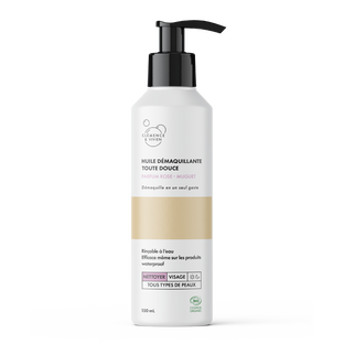 Huile démaquillante toute douce parfum rose muguet