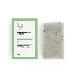 Savon à froid exfoliant le gecko