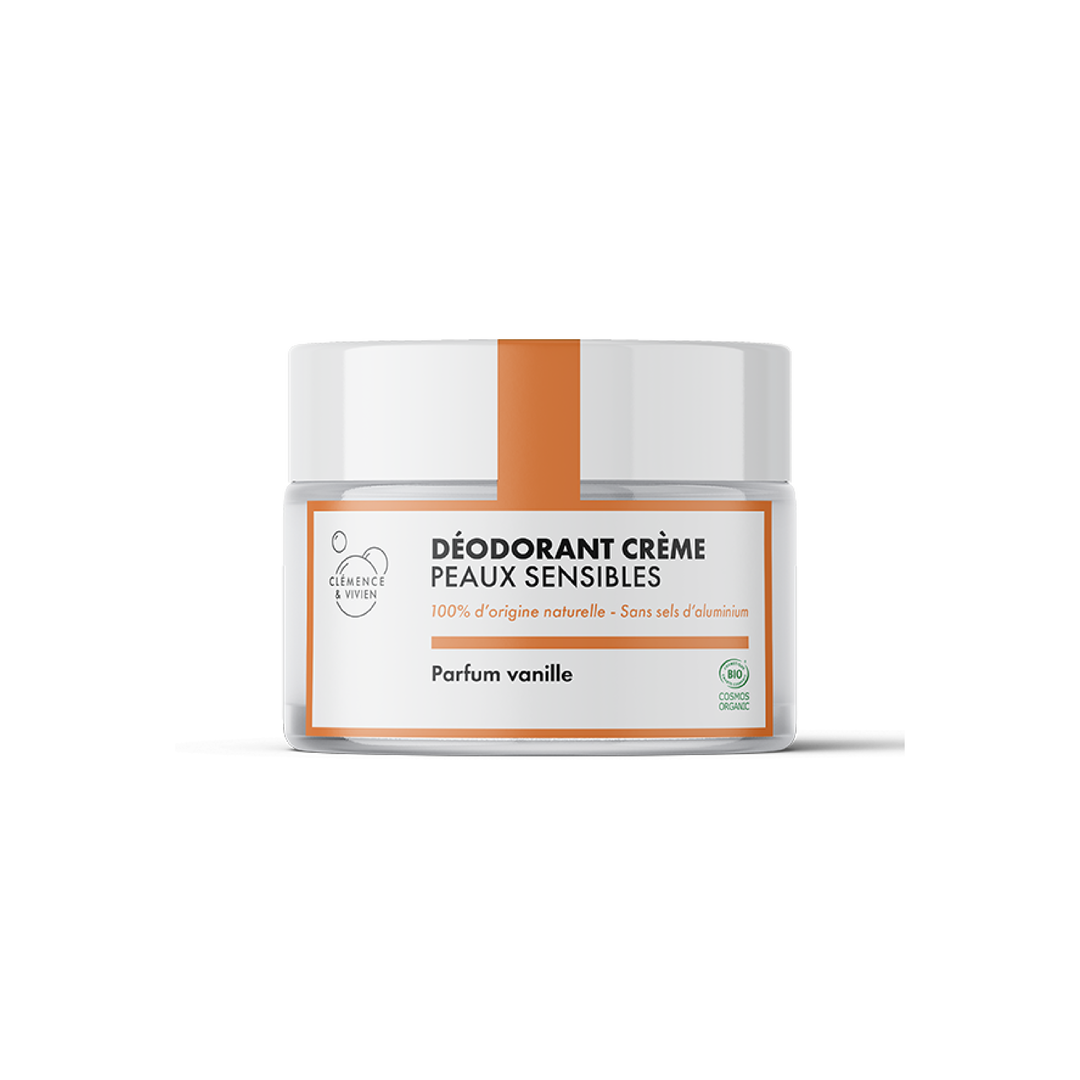 Déodorant crème peau sensible vanille