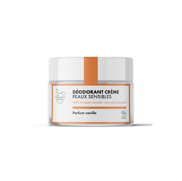 Déodorant crème peau sensible vanille