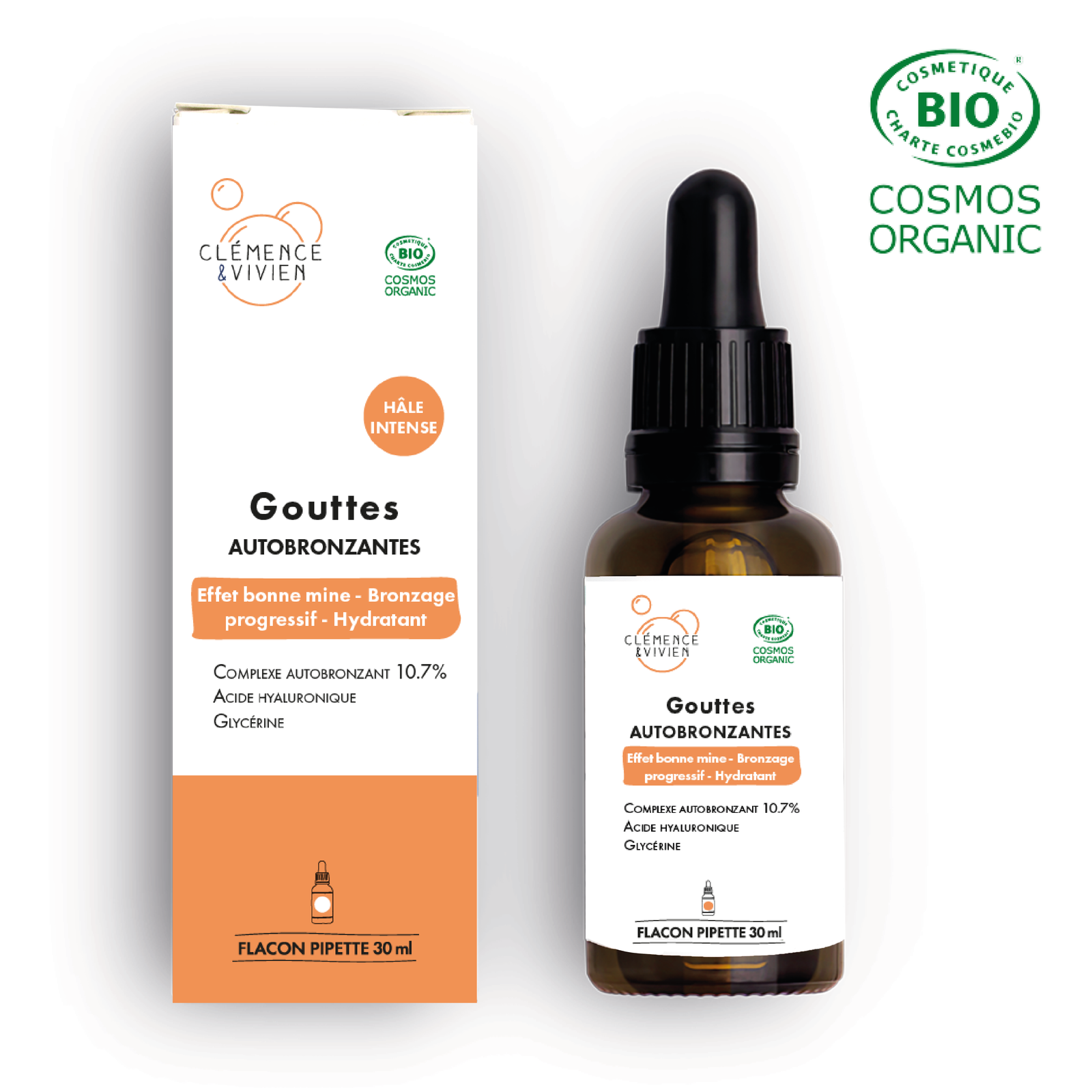 Gouttes Autobronzantes Hâle intense