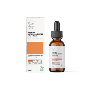 Gouttes autobronzantes hâle intense