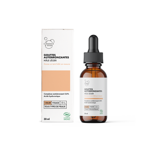 Gouttes autobronzantes hâle léger