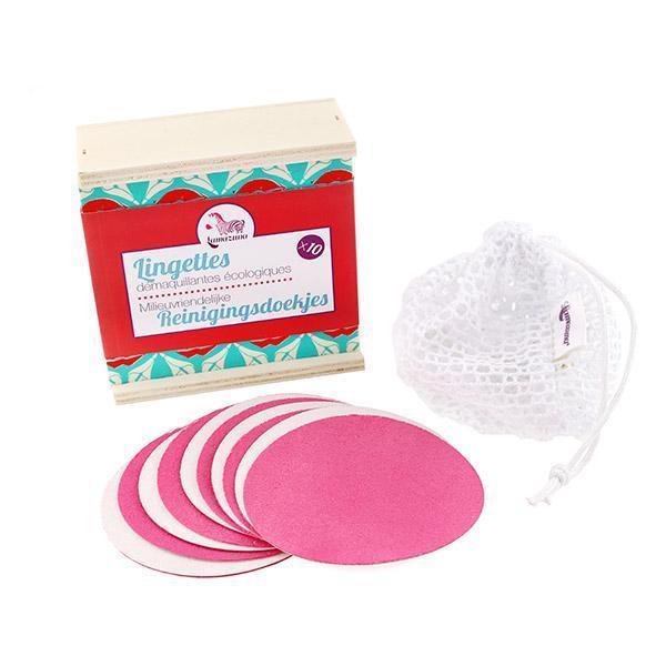 Coffret de lingettes démaquillantes réemployables x 10