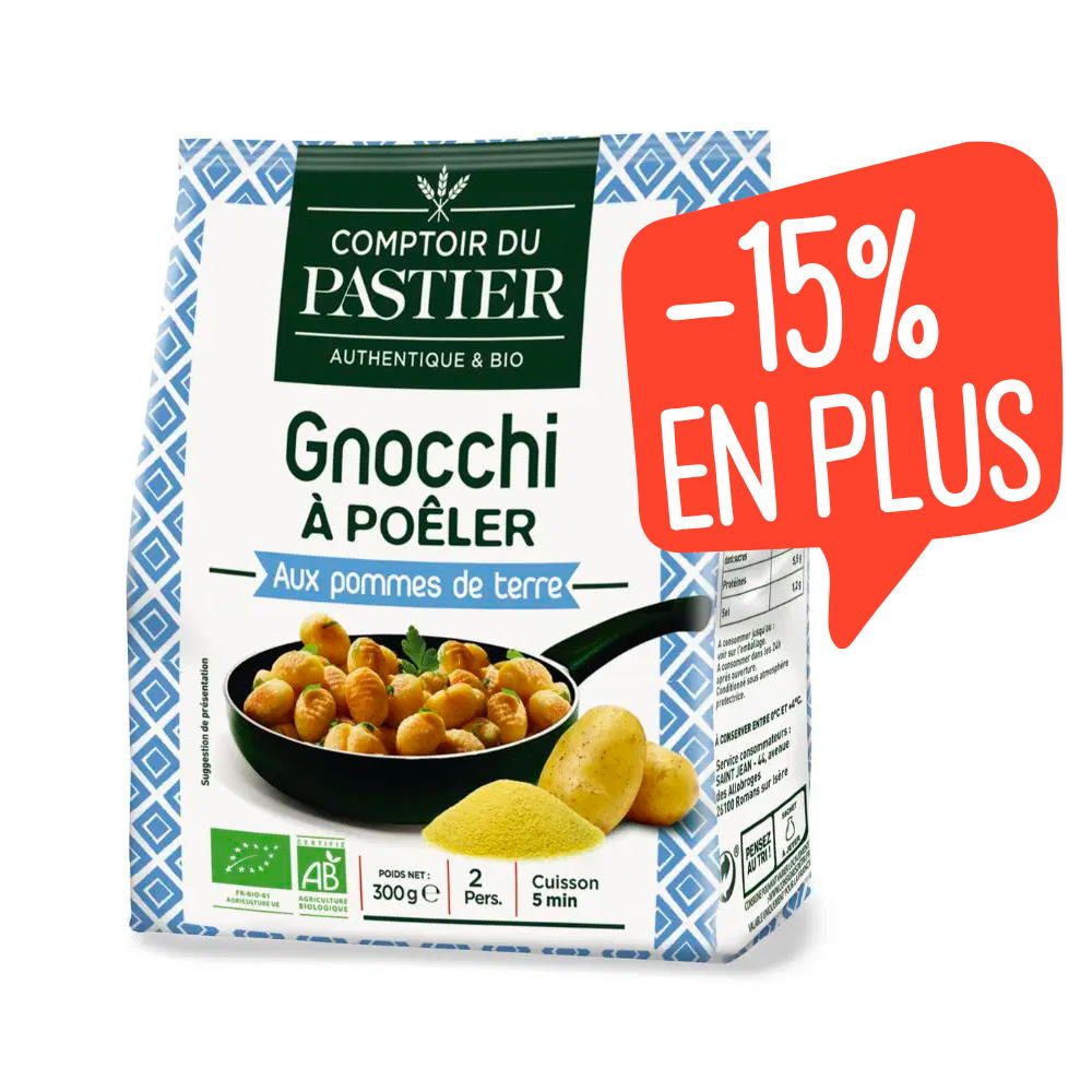 Gnocchi frais à poêler bio
