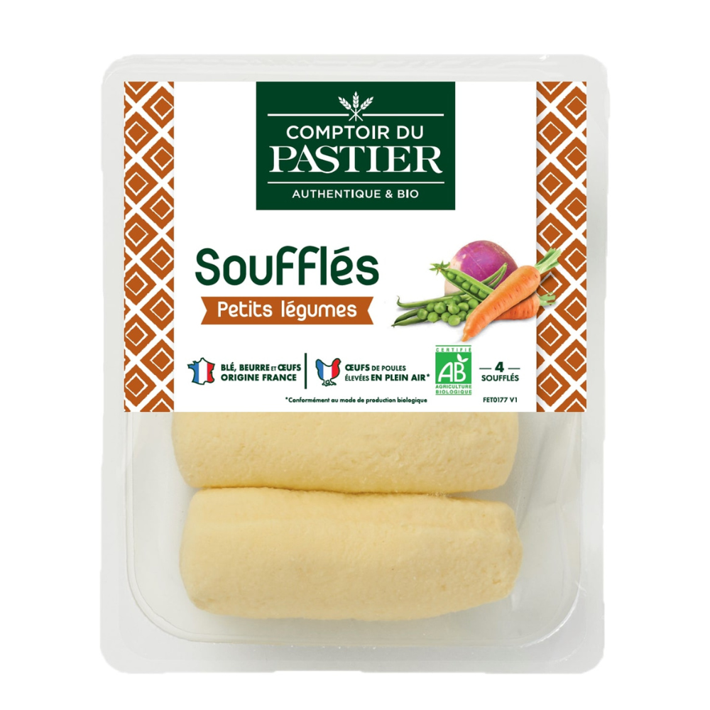 Soufflé petits légumes bio