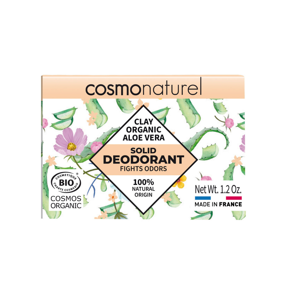 Déodorant solide tapioca aloe certifié Cosmos Organic
