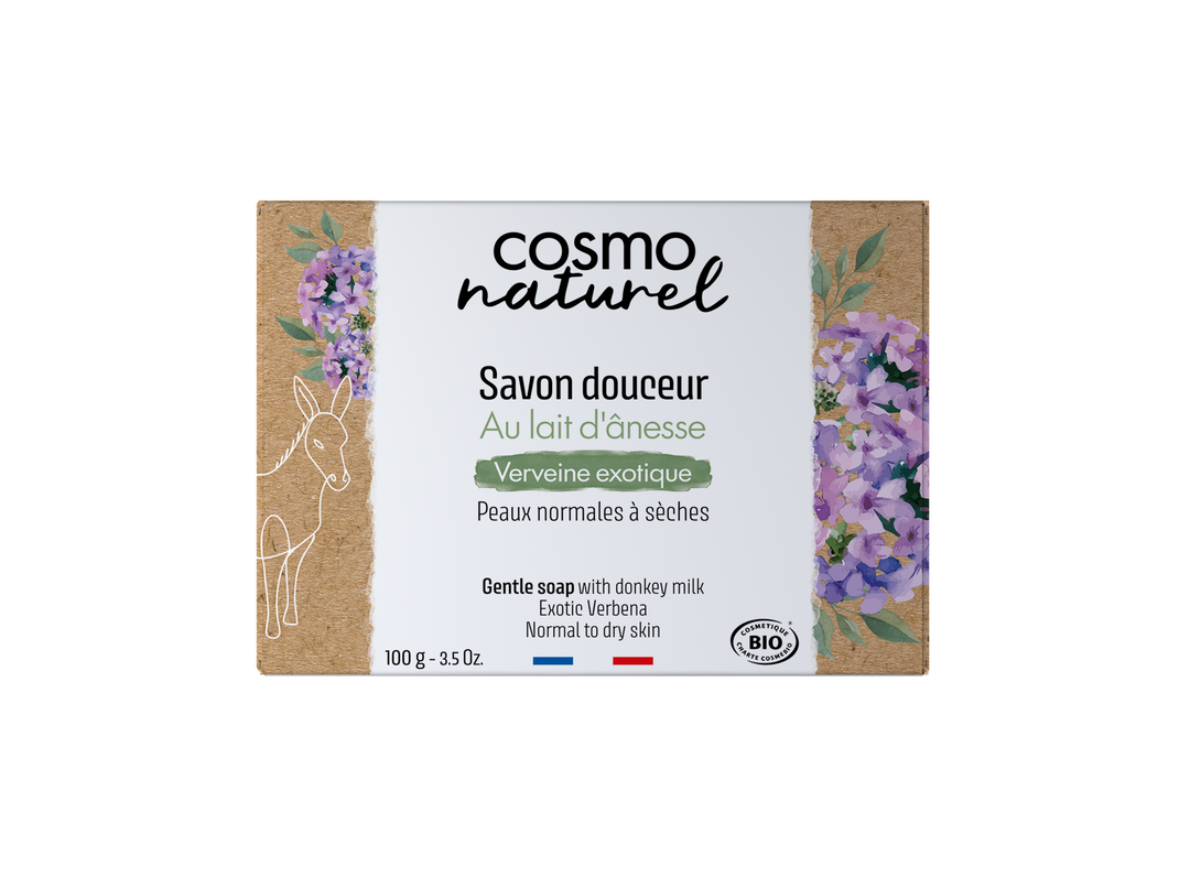 Savon au lait d’ânesse et à la verveine