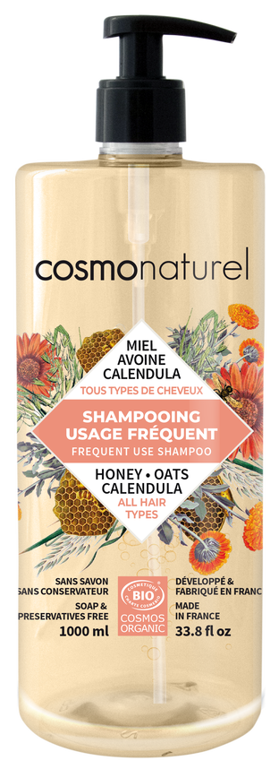 Shampoing miel avoine calendula bio usage frequent