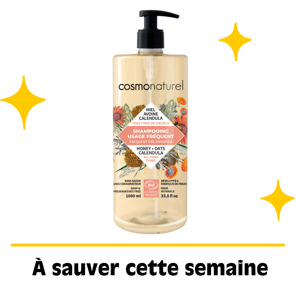 Shampoing miel avoine calendula bio usage frequent