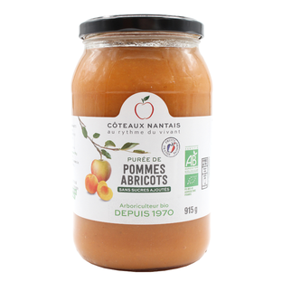 Purée Pommes Abricots Bio