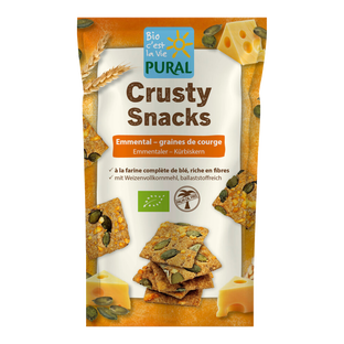 Crusty snacks fromage et graines de courges bio