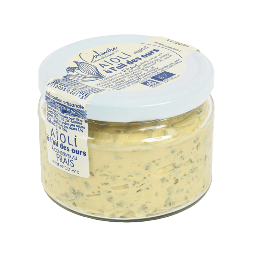 Aïoli végétal à l'ail des ours bio