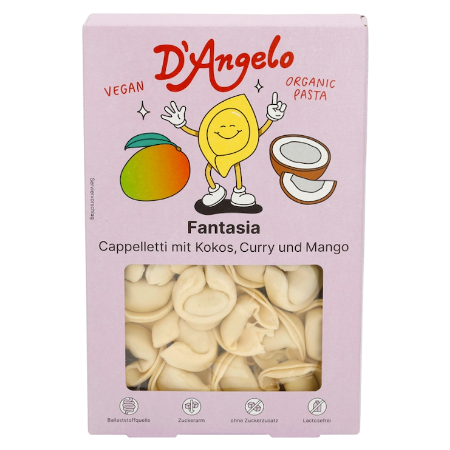Bio Cappelletti Kokos, Curry & Mango