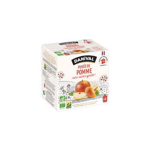 Gourdes de purée de pomme nature - 8x90g