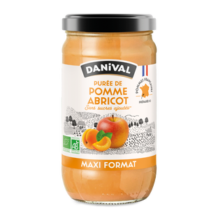 Purée de fruits dani'pom pomme abricot bio