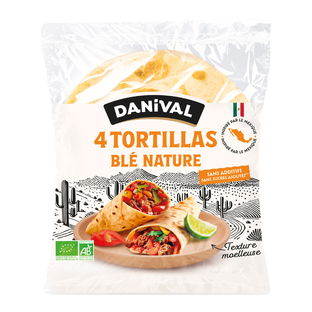 Tortillas de blé nature bio