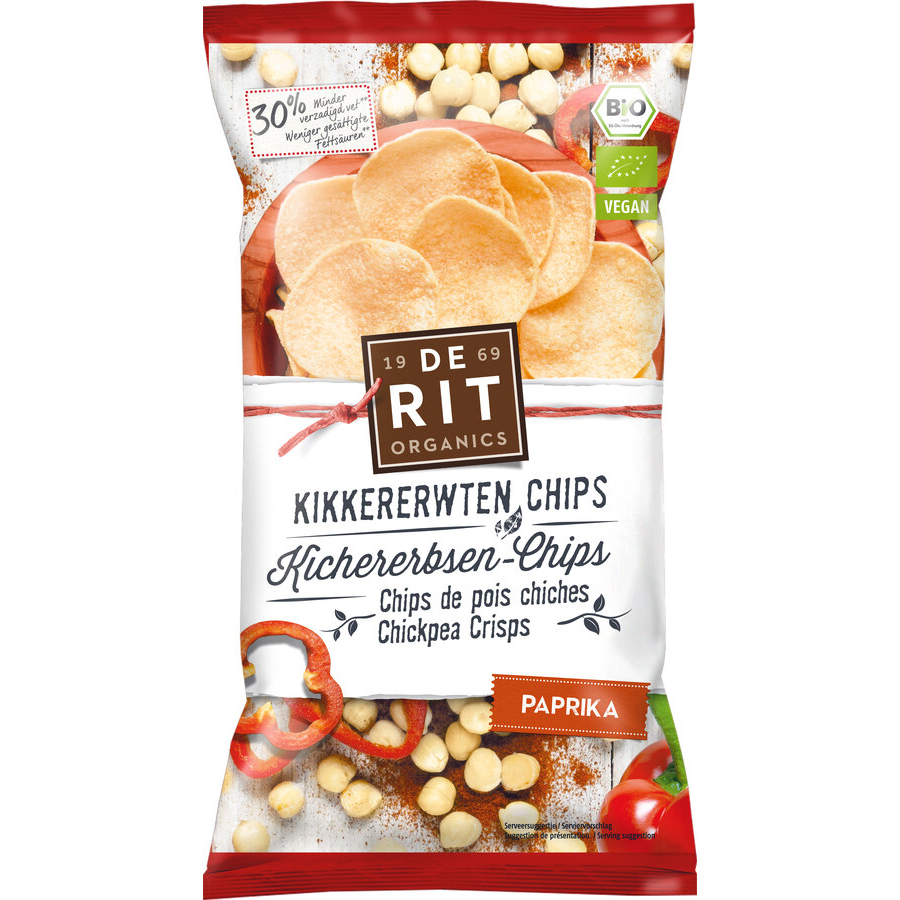 Bio Kichererbsen Chips Paprika