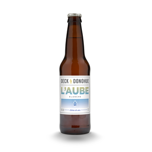 Bière blanche l'aube 4,8° bio