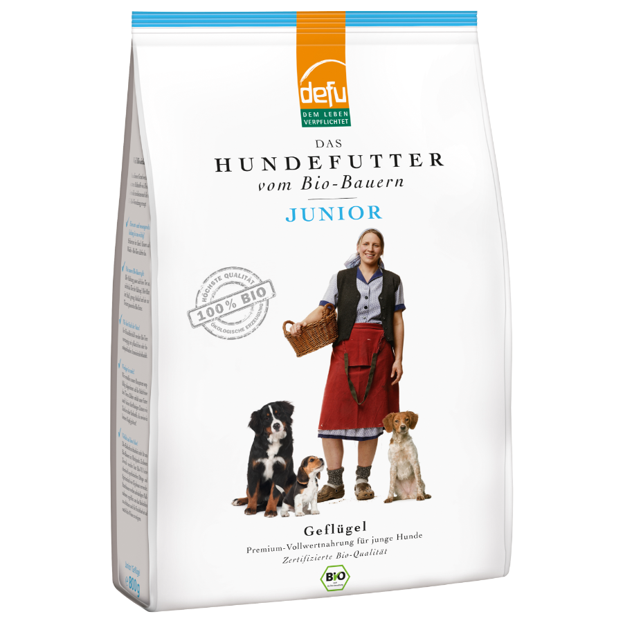 Bio Hundetrockenfutter Junior Geflügel