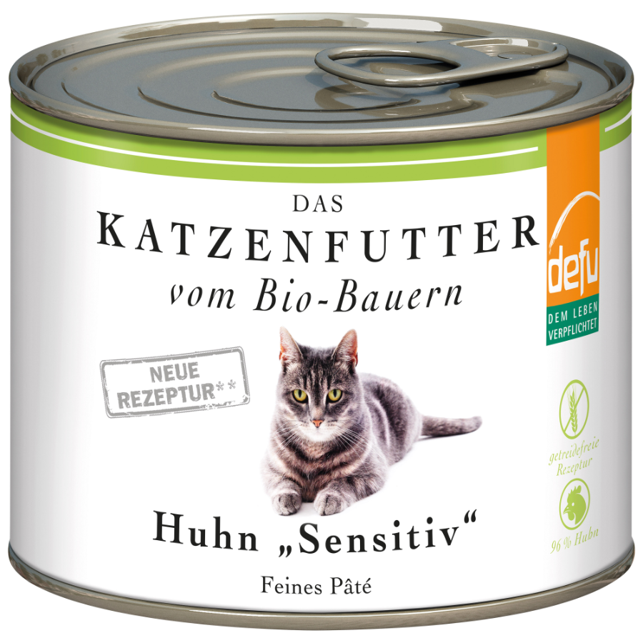 Bio Katzennassfutter Huhn Sensitiv