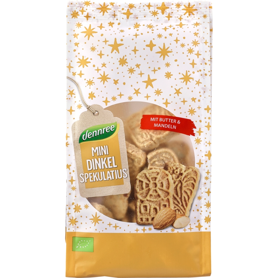 Bio Dinkel-Mandel-Spekulatius mit Mandeln