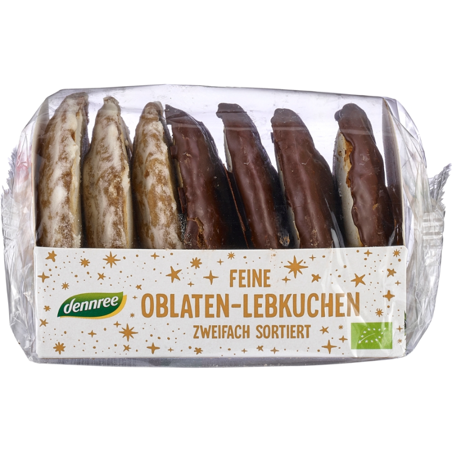 Bio Feine Oblaten-Lebkuchen zweifach sortiert