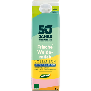 Bio Frische Weidemilch 3,8%