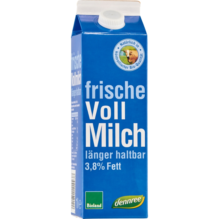 Bio Frische Vollmilch länger haltbar