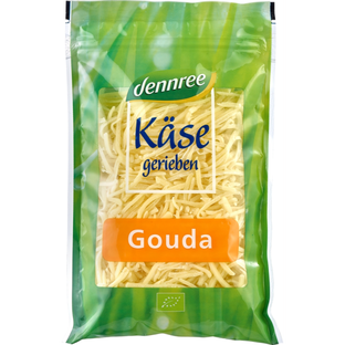 Bio Gouda gerieben