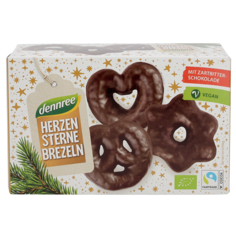 Bio Lebkuchen Herzen, Sterne, Brezeln