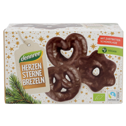 Bio Lebkuchen Herzen, Sterne, Brezeln