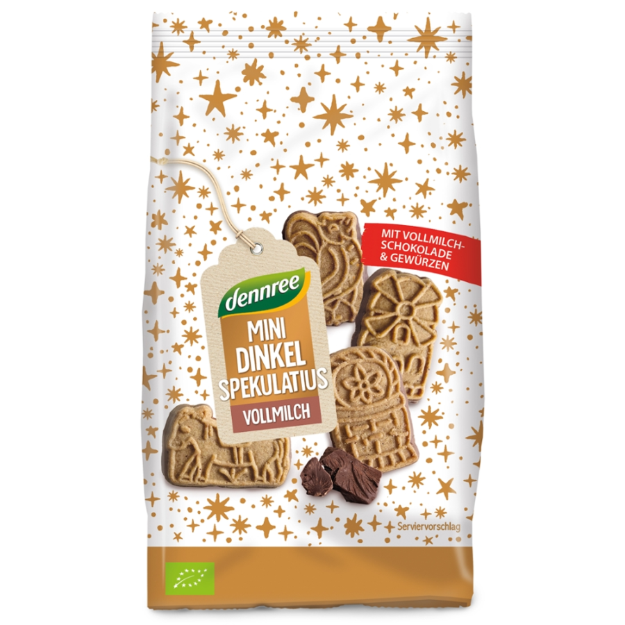 Bio Mini Spekulatius mit Vollmilch