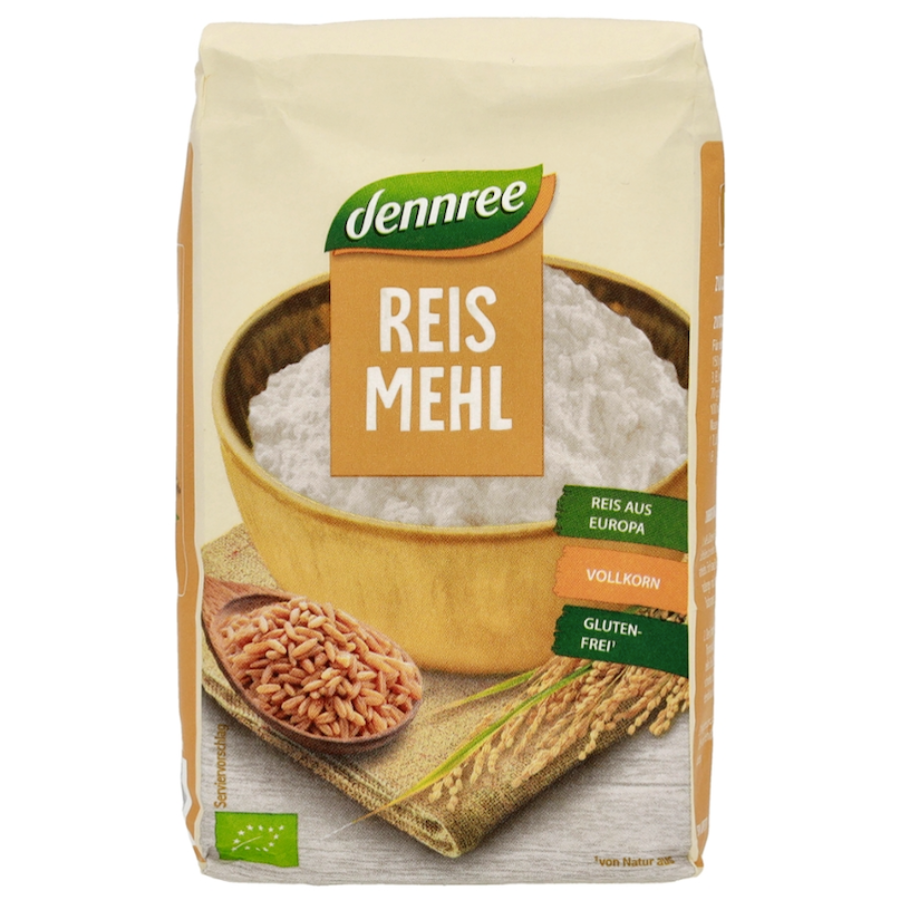Bio Reismehl Vollkorn, glutenfrei